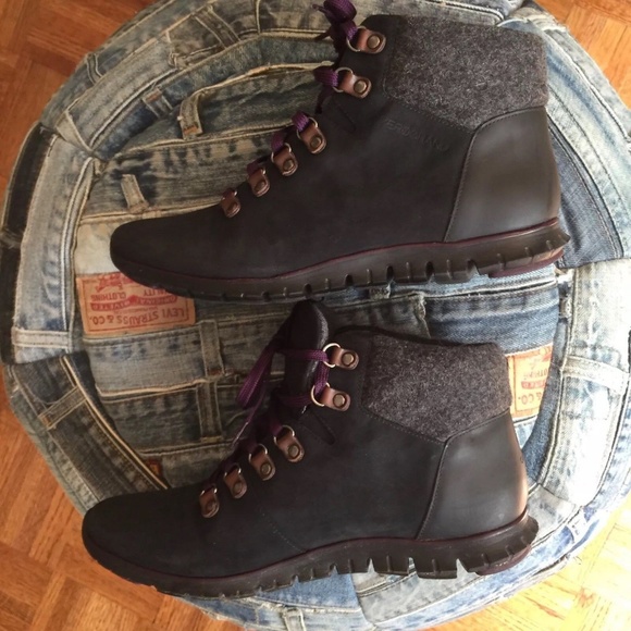 Cole Haan ZeroGrand Waterproof Hiking Boots SZ 8.5 - Picture 4 of 8